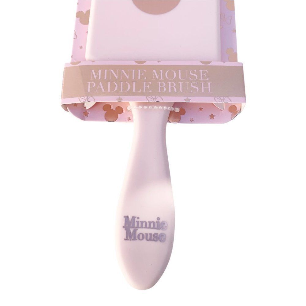 Disney Womens Multicolor Minnie Mouse Rubber Handled Paddle Hair Brush One Size - Picture 9 of 13